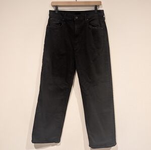 MOTHER | The Rambler Zip Ankle Jeans | Not Guilty (Black) | 33